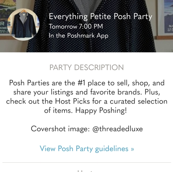 Co-Hosting Eveything Petitte Posh Party - Picture 2 of 3